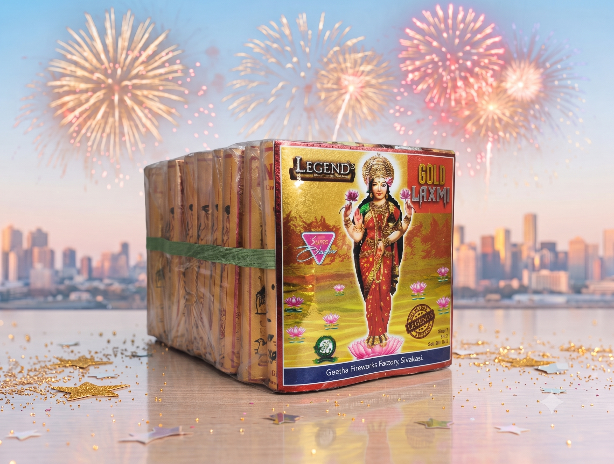 4” Gold Deluxe Lakshmi